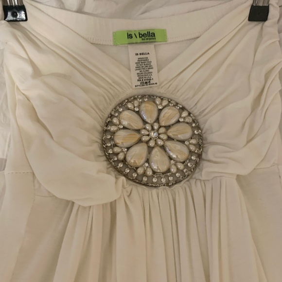 White maxi dress - Small - Picture 3 of 4